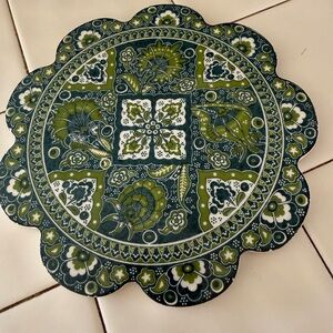Traditional is iznik Turkish ceramic Scalloped Decorative Trivet